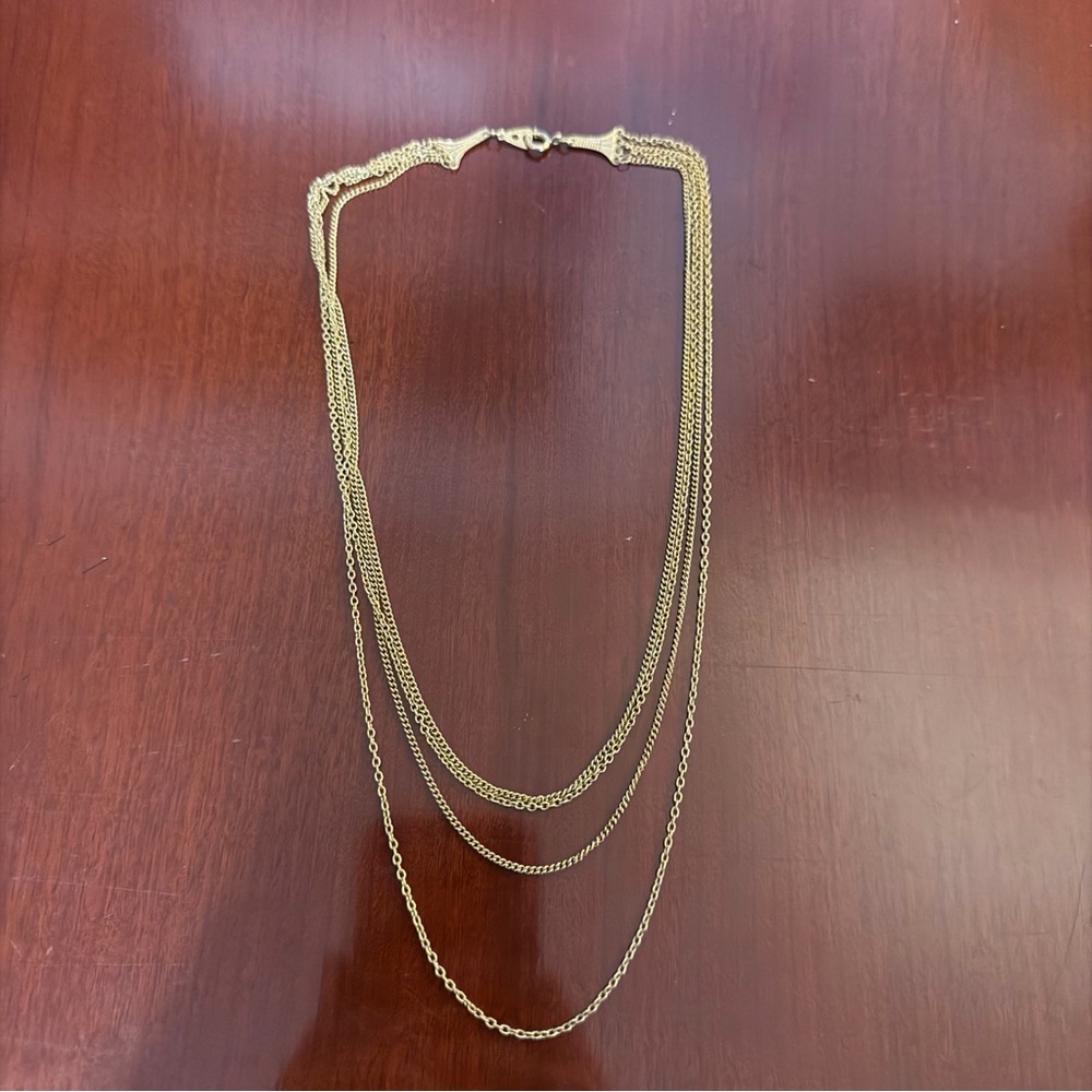 Chic Gold Multi-Layer Necklace